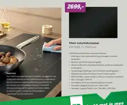 EP Miele KM 8685 FL MattFinish Inbouw Inductiekookplaat aanbieding