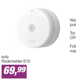 EP eufy Rookmelder E10 aanbieding