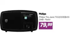 EP Philips The Janet TAV2000DB/00 DAB+ Radio aanbieding