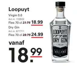 Sligro Loopuyt Dry Gin aanbieding