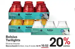 Sligro Bolsius Twilights aanbieding