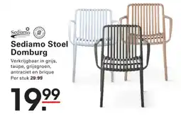 Sligro Sediamo Stoel Domburg aanbieding