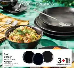 Sligro Rak Borden en schalen Karbon aanbieding
