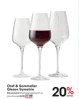 Sligro Chef & Sommelier Glazen Symetrie aanbieding