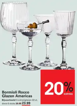 Sligro Bormioli Rocco Glazen Americas aanbieding