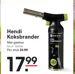 Sligro Hendi Koksbrander aanbieding