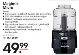 Sligro Magimix Micro Zwart aanbieding