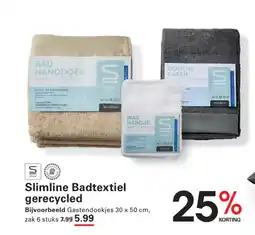 Sligro Slimline Badtextiel gerecycled aanbieding