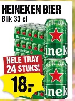 Dirck 3 Heineken bier aanbieding