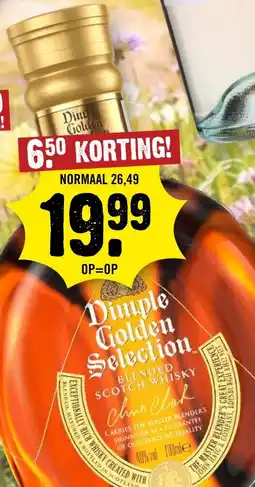 Dirck 3 Dimple Golden Selection aanbieding