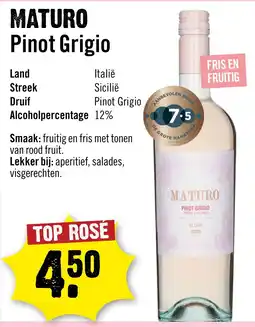 Dirck 3 Maturo Pinot Grigio aanbieding