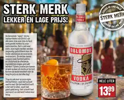 Dirck 3 Oblomov vodka aanbieding