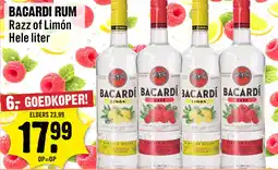 Dirck 3 Bacardi rum razz of limón aanbieding
