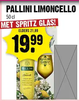 Dirck 3 Pallini limoncello aanbieding