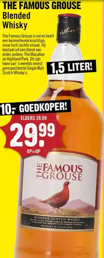 Dirck 3 The Famous Grouse aanbieding