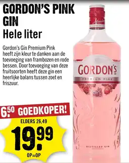 Dirck 3 Gordon's pink gin aanbieding