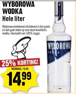 Dirck 3 Wyborowa wodka aanbieding