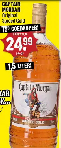 Dirck 3 Captain Morgan Original Spiced Gold aanbieding