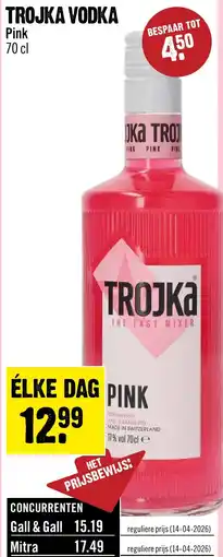 Dirck 3 Trojka vodka aanbieding