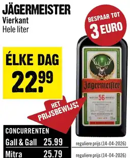 Dirck 3 Jägermeister aanbieding