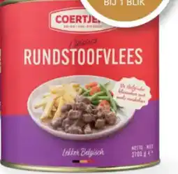 Sligro Coertjens rundstoofvlees en goulash aanbieding