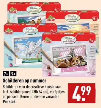 ALDI Schilderen op nummer aanbieding