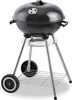 Bol.com Houtskool Barbecue Metaal op Wielen (78x46cm) aanbieding