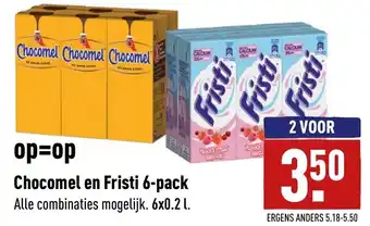 ALDI Chocomel en Fristi 6-pack aanbieding