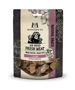 Pets Place Monopets Air Dried Fresh Meat - Verwensnacks - Lam 100 g aanbieding