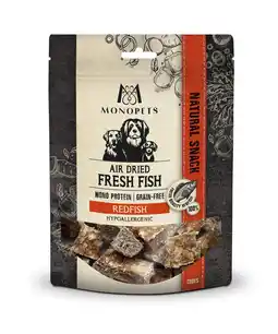 Pets Place Monopets Air Dried Fresh Fish - Verwensnacks - Roodbaars 100 g aanbieding