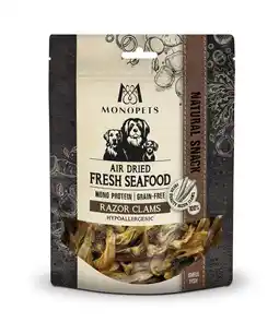 Pets Place Monopets Air Dried Fresh Seafood - Verwensnacks - Schaaldieren 70 g aanbieding