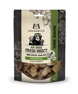 Pets Place Monopets Air Dried Fresh Insect - Verwensnacks - Insecten 100 g aanbieding