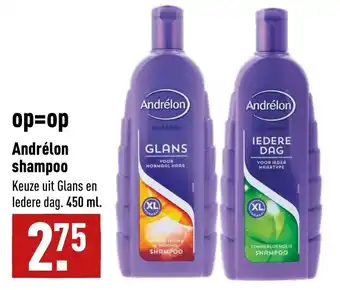 ALDI Andrelon shampoo 450ml aanbieding