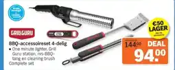 Albert Heijn Grillguru BBQ-accessoireset 4-delig aanbieding