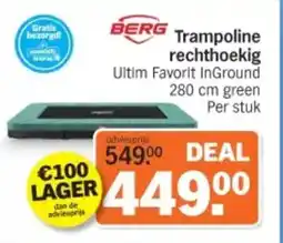 Albert Heijn Trampoline rechthoekig aanbieding