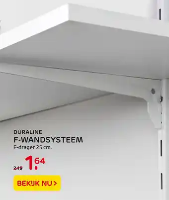 Praxis Duraline F-Wandsysteem 25cm aanbieding