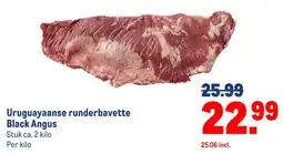 Makro Uruguayaanse runderbavette Black Angus aanbieding