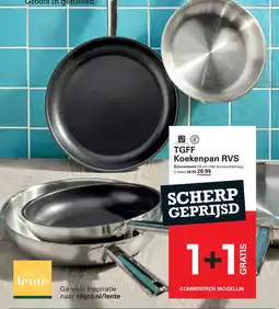 Sligro TGFF Koekenpan RVS aanbieding