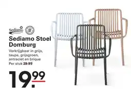 Sligro Sediamo Stoel Domburg aanbieding