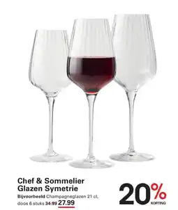 Sligro Chef & Sommelier Glazen Symetrie aanbieding