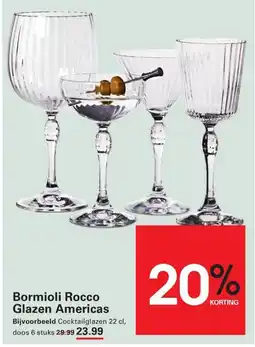 Sligro Bormioli Rocco Glazen Americas aanbieding