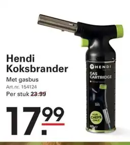 Sligro Hendi Koksbrander aanbieding
