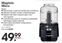 Sligro Magimix Micro Zwart aanbieding