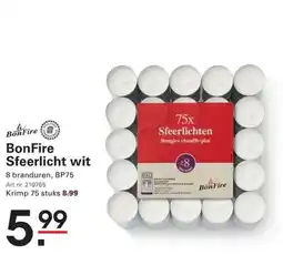Sligro BonFire Sfeerlicht wit aanbieding