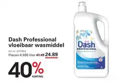 Sligro Dash Professional vloeibaar wasmiddel aanbieding
