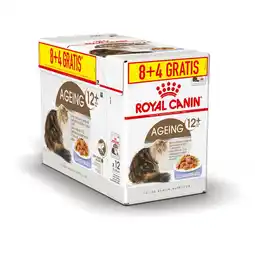 Pets Place Royal Canin Ageing 12+ In Gravy 8+4 Gratis - Kattenvoer - 12x85 g Bonuspack aanbieding