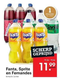 Sligro Fanta, Sprite en Fernandes aanbieding