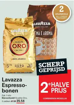 Sligro Lavazza Espresso- bonen aanbieding