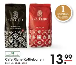 Sligro Cafe Riche Koffiebonen aanbieding