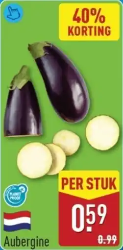 ALDI Aubergine aanbieding